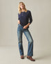 Women's Thermal Henley - True Navy